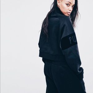 Fenty Puma by Rihanna cropped zip sweatshirt